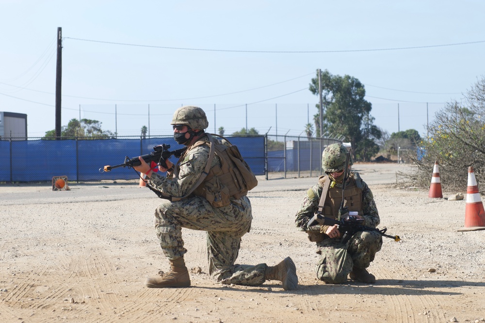 Naval Mobile Construction Battalion FOUR conducts a Field Training Exercise (FTX)