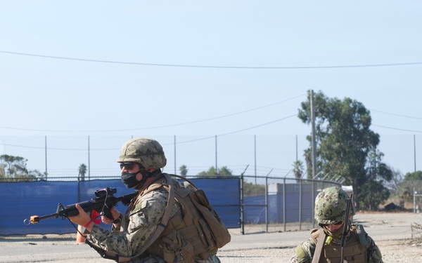 Naval Mobile Construction Battalion FOUR conducts a Field Training Exercise (FTX)
