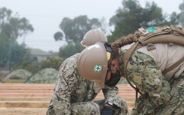 Naval Mobile Construction Battalion FOUR conducts a Field Training Exercise (FTX)