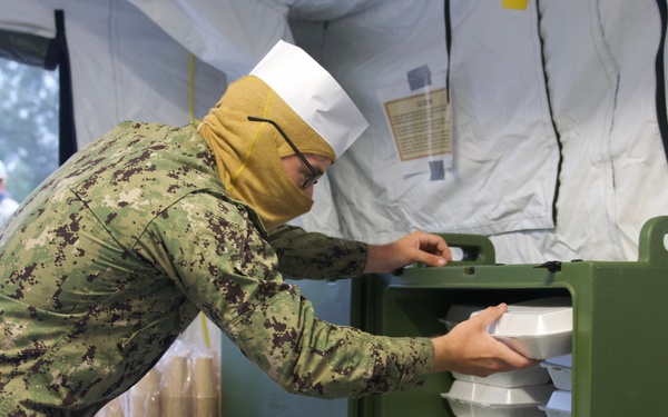 Naval Mobile Construction Battalion FOUR conducts a Field Training Exercise (FTX)