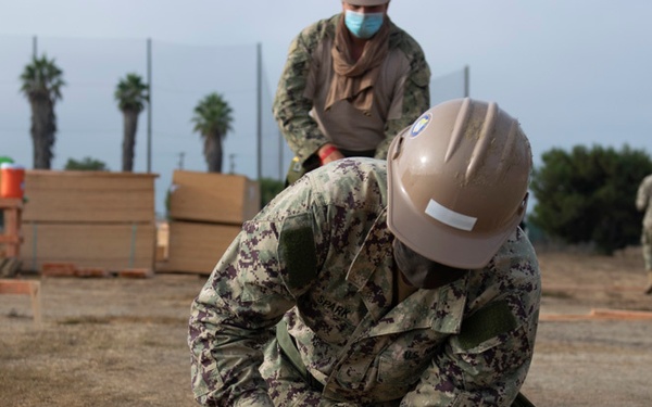 Naval Mobile Construction Battalion FOUR conducts a Field Training Exercise (FTX)