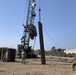 NMCB-5 Practices Pile Driving with 50-ton Crane