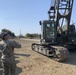 NMCB-5 Practices Pile Driving with 50-ton Crane