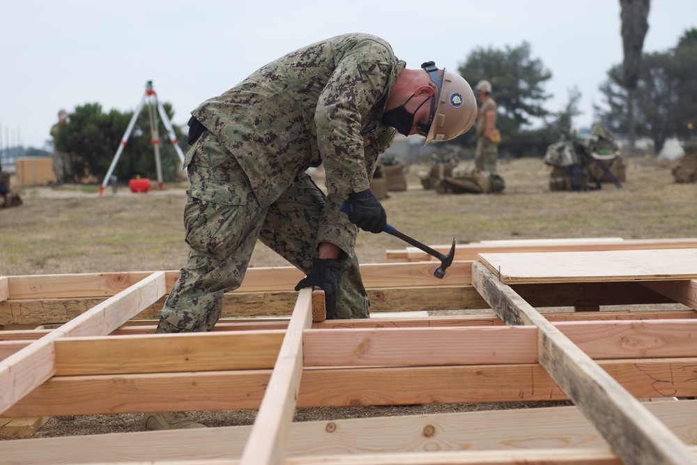 Naval Mobile Construction Battalion FOUR conducts a Field Training Exercise (FTX)