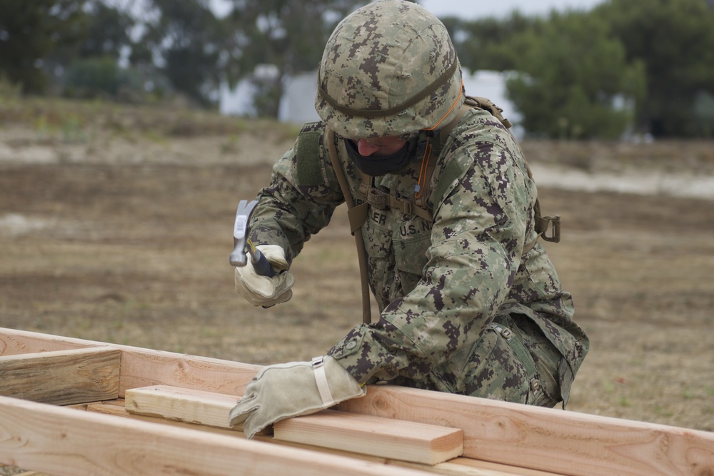 Naval Mobile Construction Battalion FOUR conducts a Field Training Exercise (FTX)