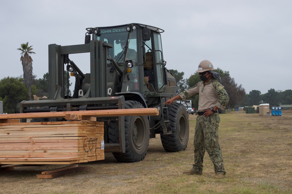 Naval Mobile Construction Battalion FOUR conducts a Field Training Exercise (FTX)