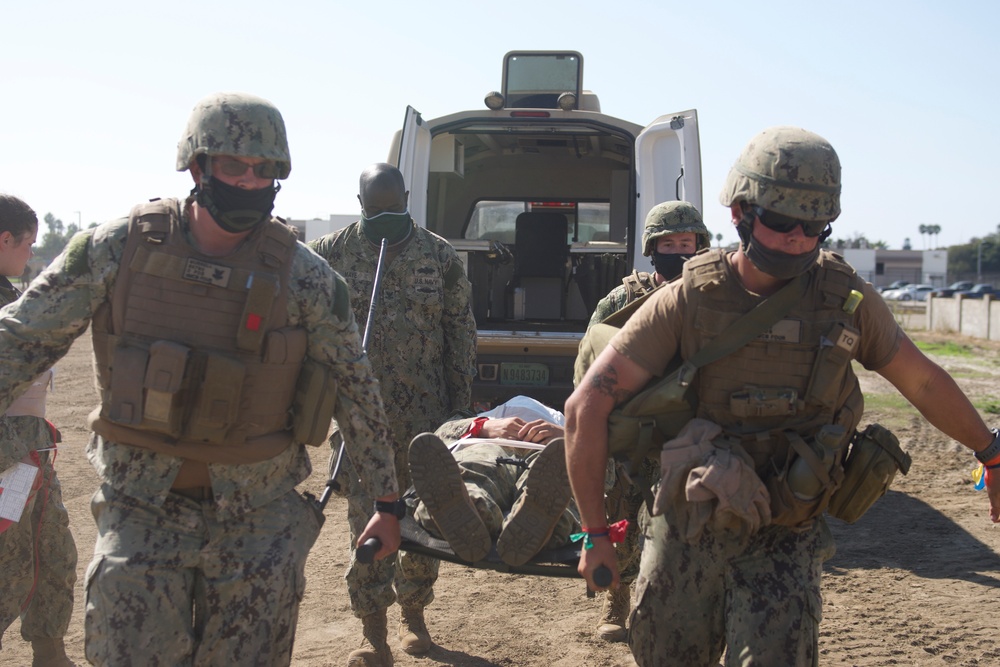 Naval Mobile Construction Battalion FOUR conducts a Field Training Exercise (FTX)