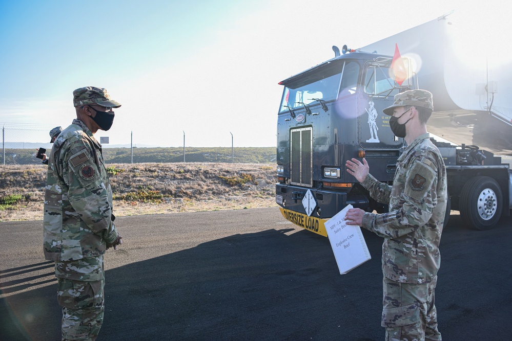 CSAF Brown visits VAFB