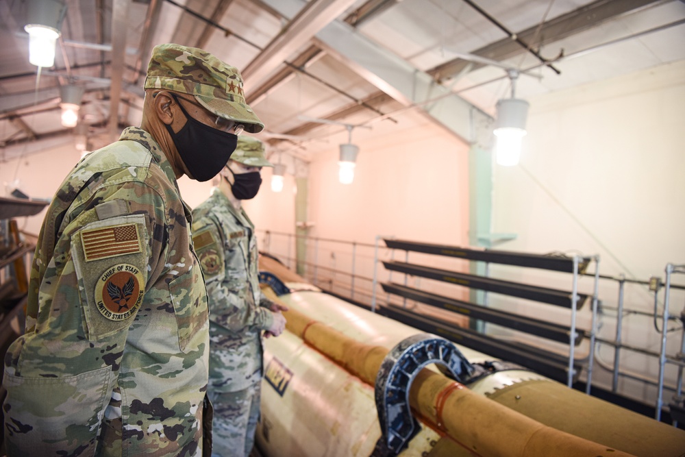 CSAF Brown visits VAFB