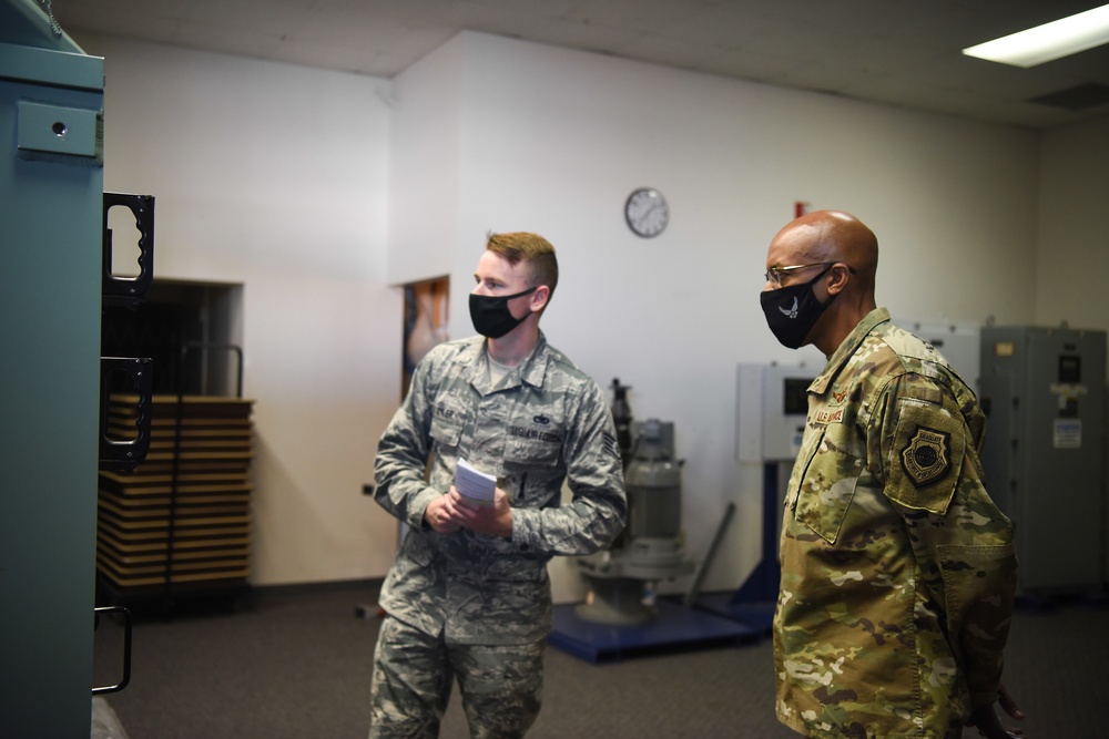 CSAF Brown visits VAFB