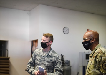 CSAF Brown visits VAFB