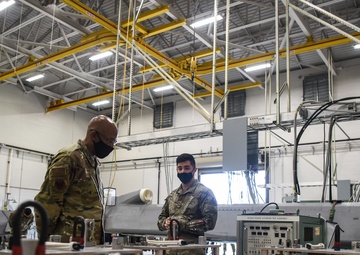 CSAF Brown visits VAFB