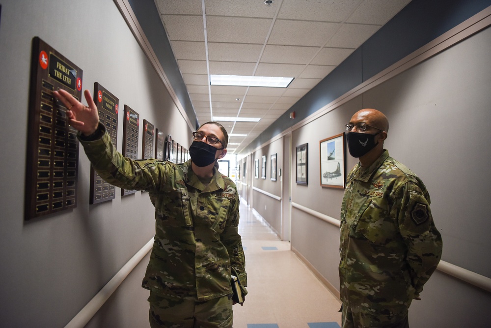 CSAF Brown visits VAFB