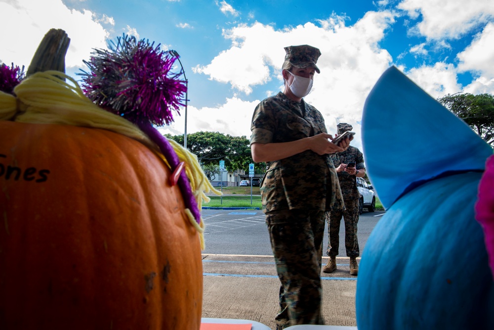 Mokapu Elementary School Pumpkin Decorating Contest