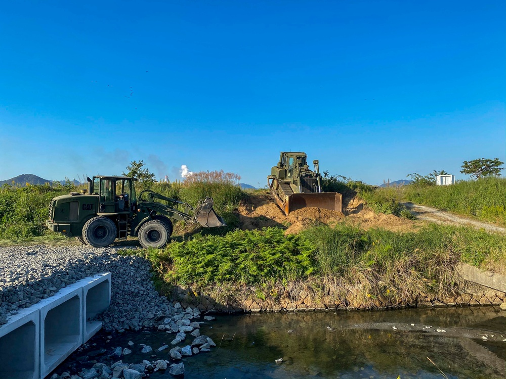 Seabees Support MCAS Iwakuni Landfill Capping Project