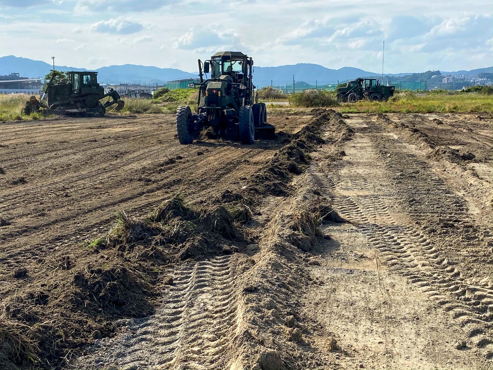 Seabees Support MCAS Iwakuni Landfill Capping Project