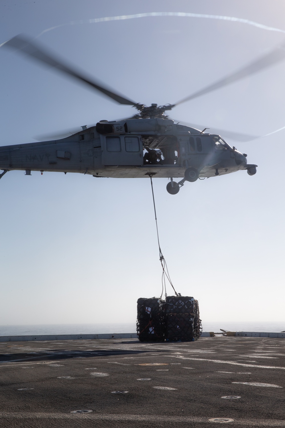 USNS Guadalupe replenishes USS Somerset while underway