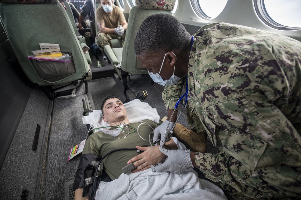 Exercise Active Shield 2020: Simulated Casualty Evacuation