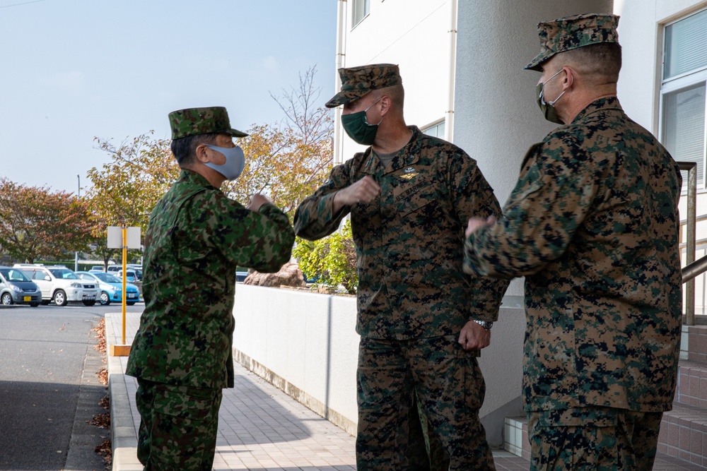 Exercise Active Shield 2020: Gen. Koji Yamazaki Visits MCAS Iwakuni