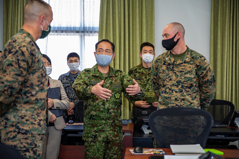 Exercise Active Shield 2020: Gen. Koji Yamazaki Visits MCAS Iwakuni