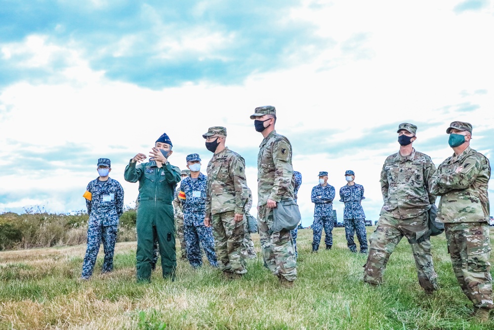 U.S. Army and Japan Air Self-Defense Force leaders discuss integrated Air, Missile Defense