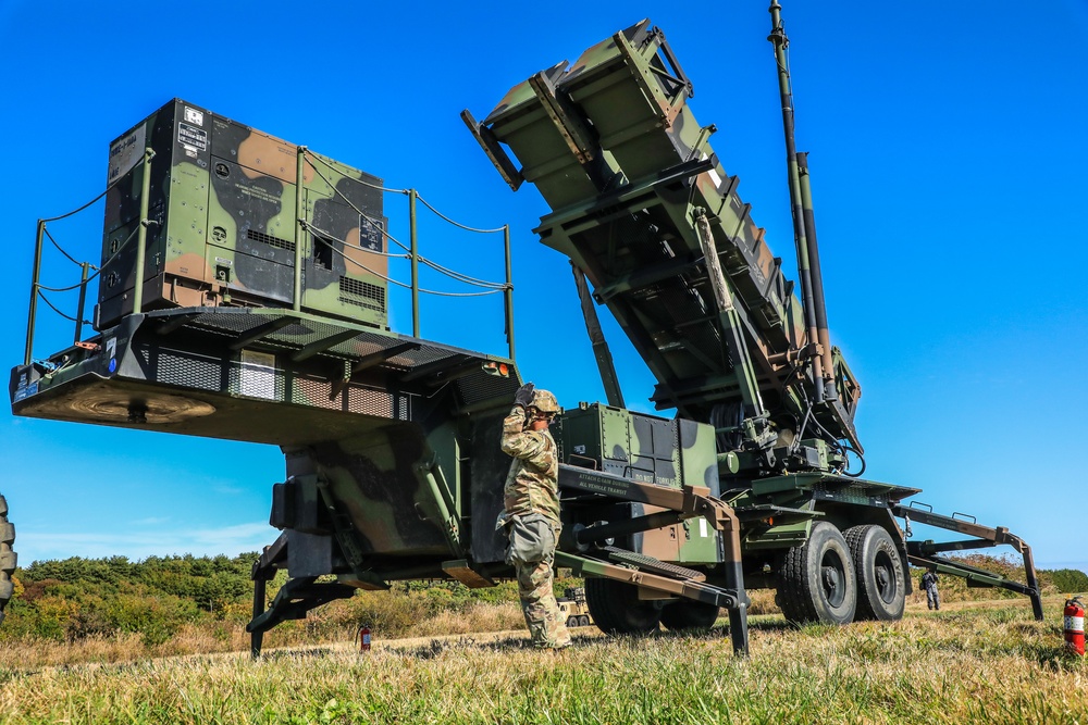 Air Defense Soldiers rehearse PATRIOT battle drills during Keen Sword/Orient Shield 21