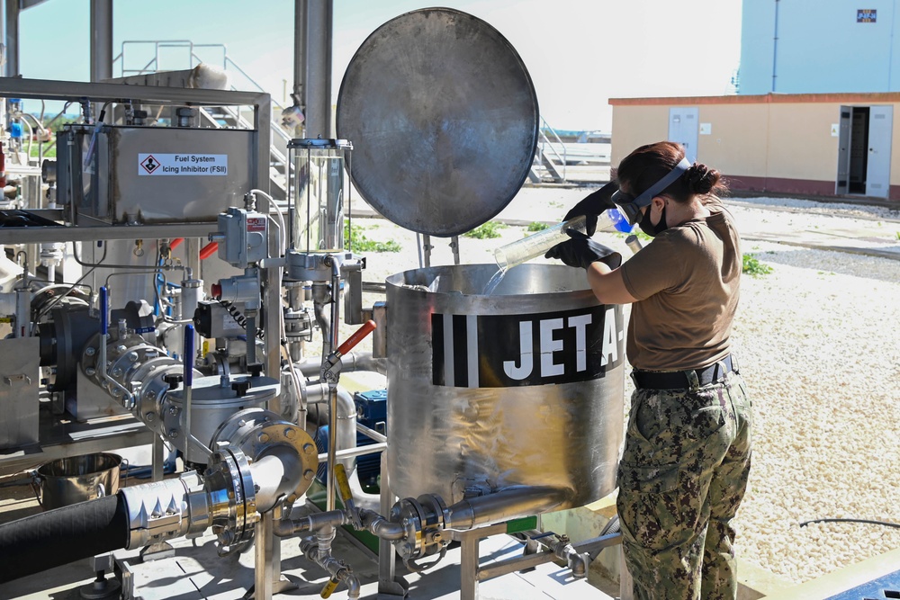 NAS Sigonella Accepts Fuel From Air BP Italia