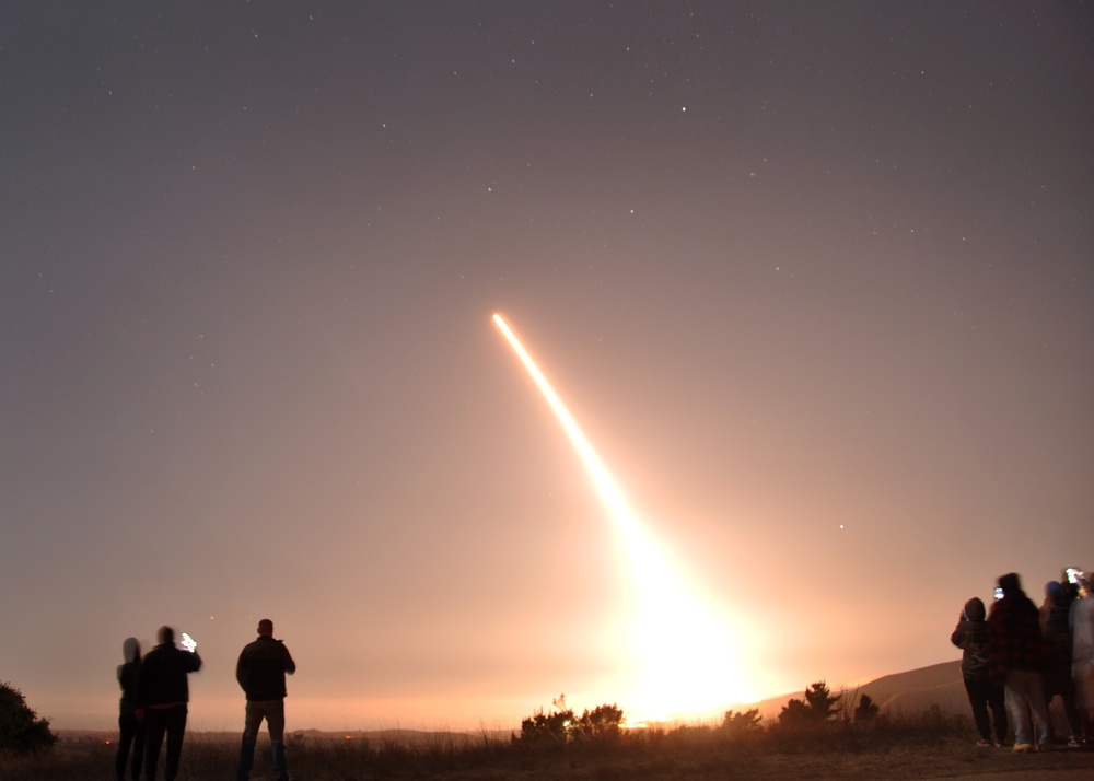 Unarmed Minuteman III test launch from Vandenberg