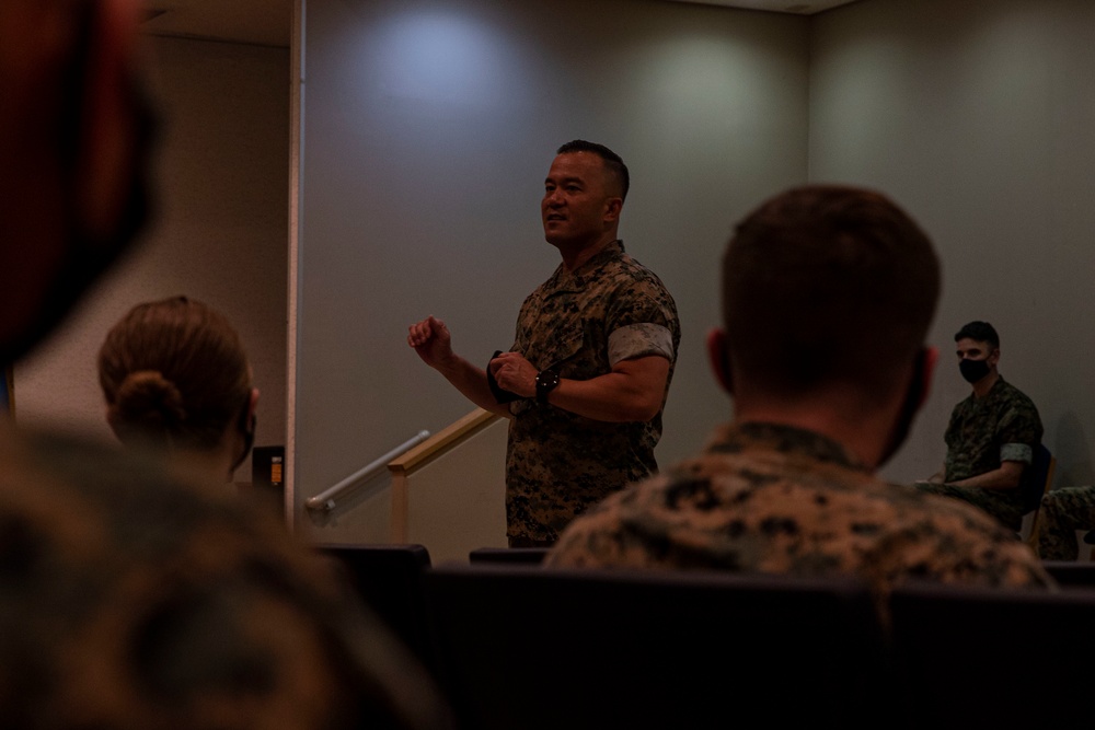 CATC Camp Fuji Marines graduate Lance Corporal Leadership and Ethics Seminar