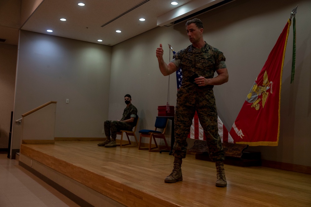 CATC Camp Fuji Marines graduate Lance Corporal Leadership and Ethics Seminar