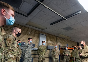 Third Air Force command team visits 501st CSW
