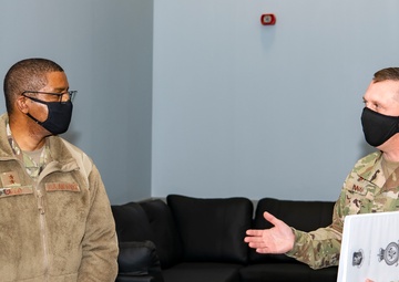 Third Air Force command team visits 501st CSW