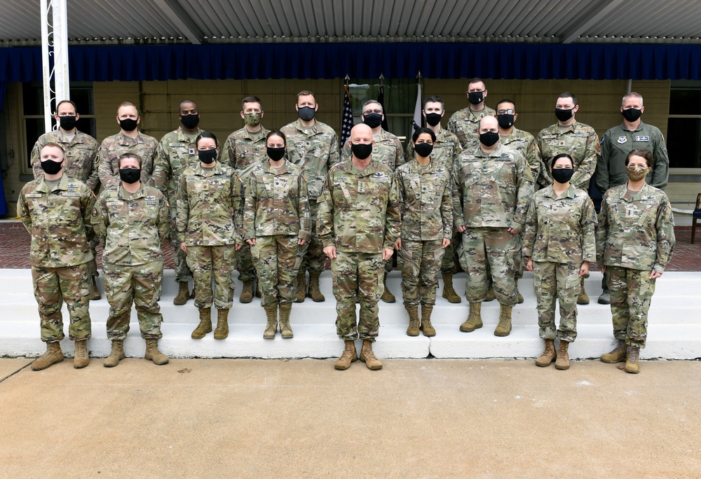 United Staes Space Force Field Grade Officer Transfer Ceremony