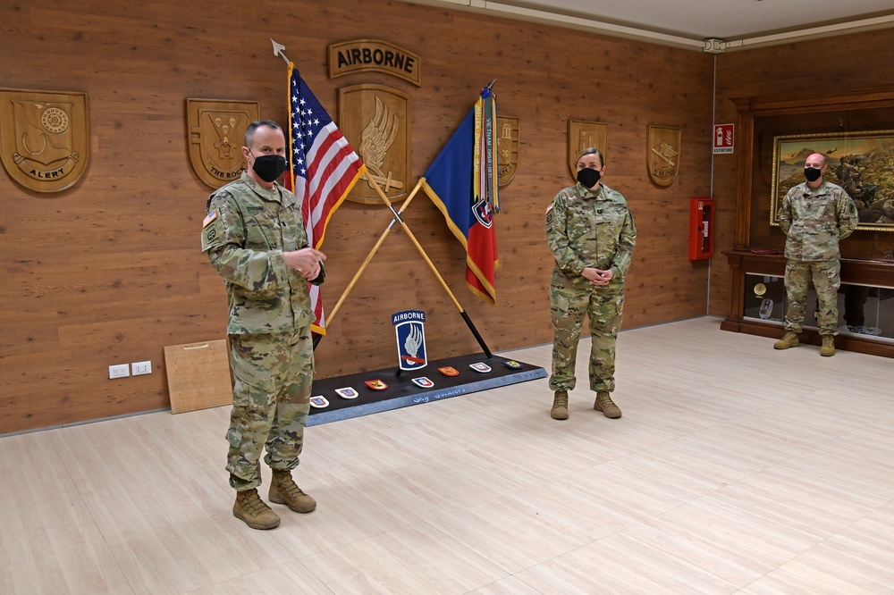 Alpha Company, 173rd Brigade Support Battalion, 173rd Airborne Brigade Award Ceremony
