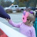 Kids walk through the All American Haunted Lanes Event