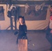 Kids walk through the All American Haunted Lanes Event