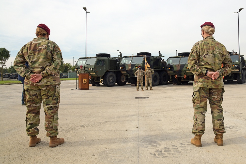 Alpha Company, 173rd Brigade Support Battalion, 173rd Airborne Brigade Change of Command Ceremony