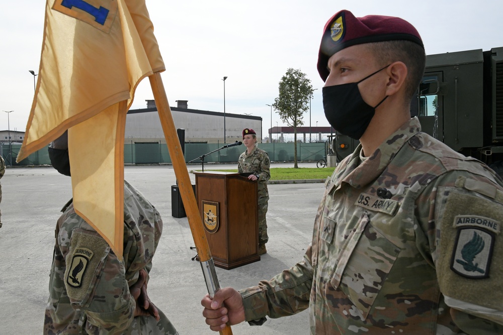 Alpha Company, 173rd Brigade Support Battalion, 173rd Airborne Brigade Change of Command Ceremony