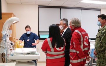 Italian Red Cross Visits USNH Naples