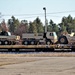 Engineer unit's equipment offloaded from railcars at Fort McCoy after deployment