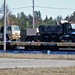 Engineer unit's equipment offloaded from railcars at Fort McCoy after deployment