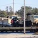Engineer unit's equipment offloaded from railcars at Fort McCoy after deployment