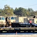 Engineer unit's equipment offloaded from railcars at Fort McCoy after deployment