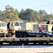 Engineer unit's equipment offloaded from railcars at Fort McCoy after deployment