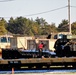 Engineer unit's equipment offloaded from railcars at Fort McCoy after deployment