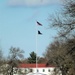 American Flag and Fort McCoy