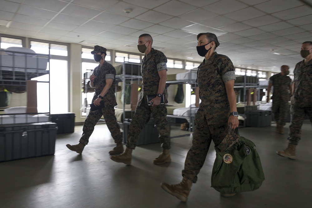 MCRC CG Visits Parris Island