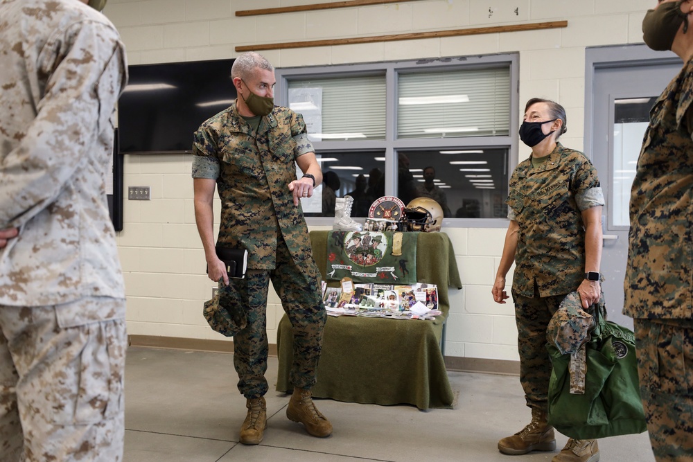 MCRC CG Visits Parris Island