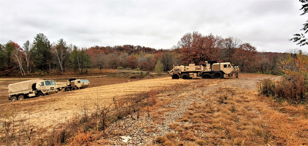 Soldiers hold field training for the Regional Training Site-Maintenance Wheeled-Vehicle Recovery Operations Course at Fort McCoy