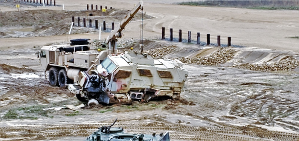 Soldiers hold field training for the Regional Training Site-Maintenance Wheeled-Vehicle Recovery Operations Course at Fort McCoy